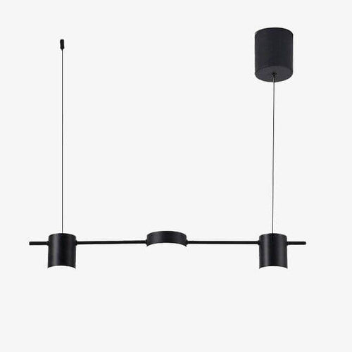 Längerer LED-Kronleuchter aus Metall im luxuriösen Design