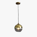 LED-Pendelleuchte mit Rauchglas-Kugel Loft Design