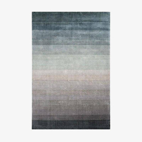 Tapis rectangle moderne coloré style Randerup bleu