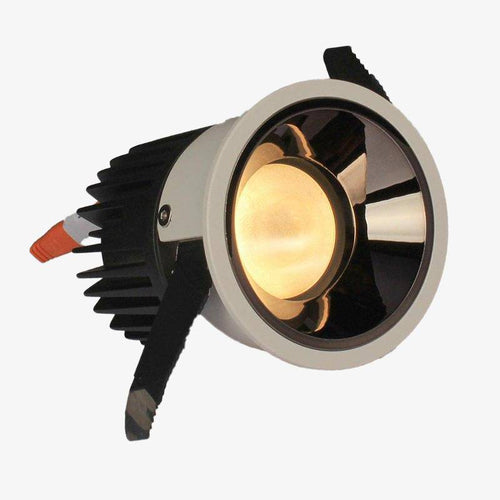 Spot design encastré LED en aluminium effet cuivré