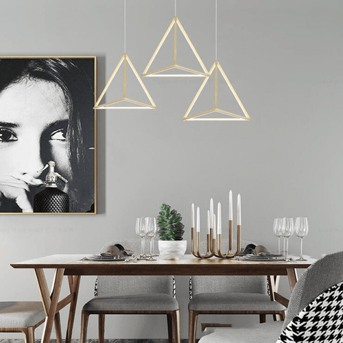 Suspension design pyramide à LED Novelty
