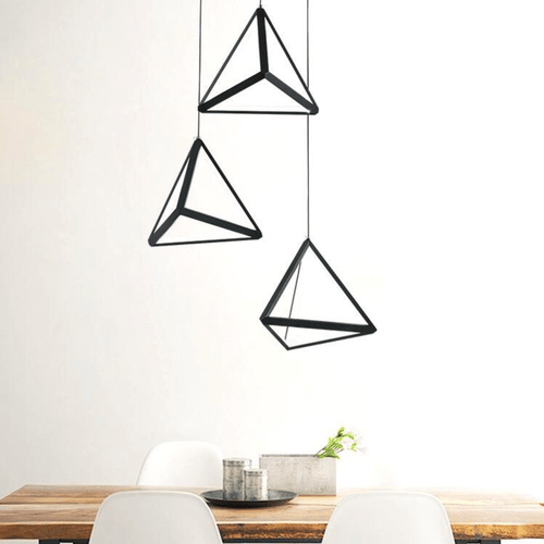 Suspension design pyramide à LED Novelty