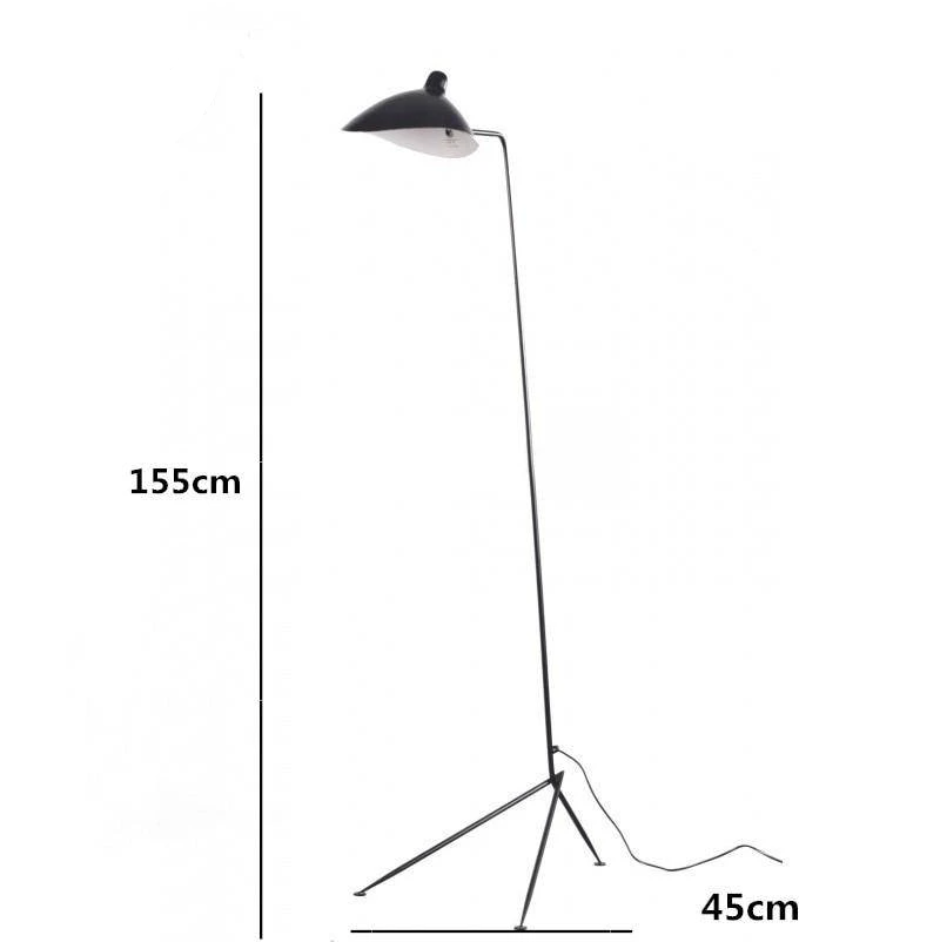 Lampadaire design retro American - vue 5 sur 4