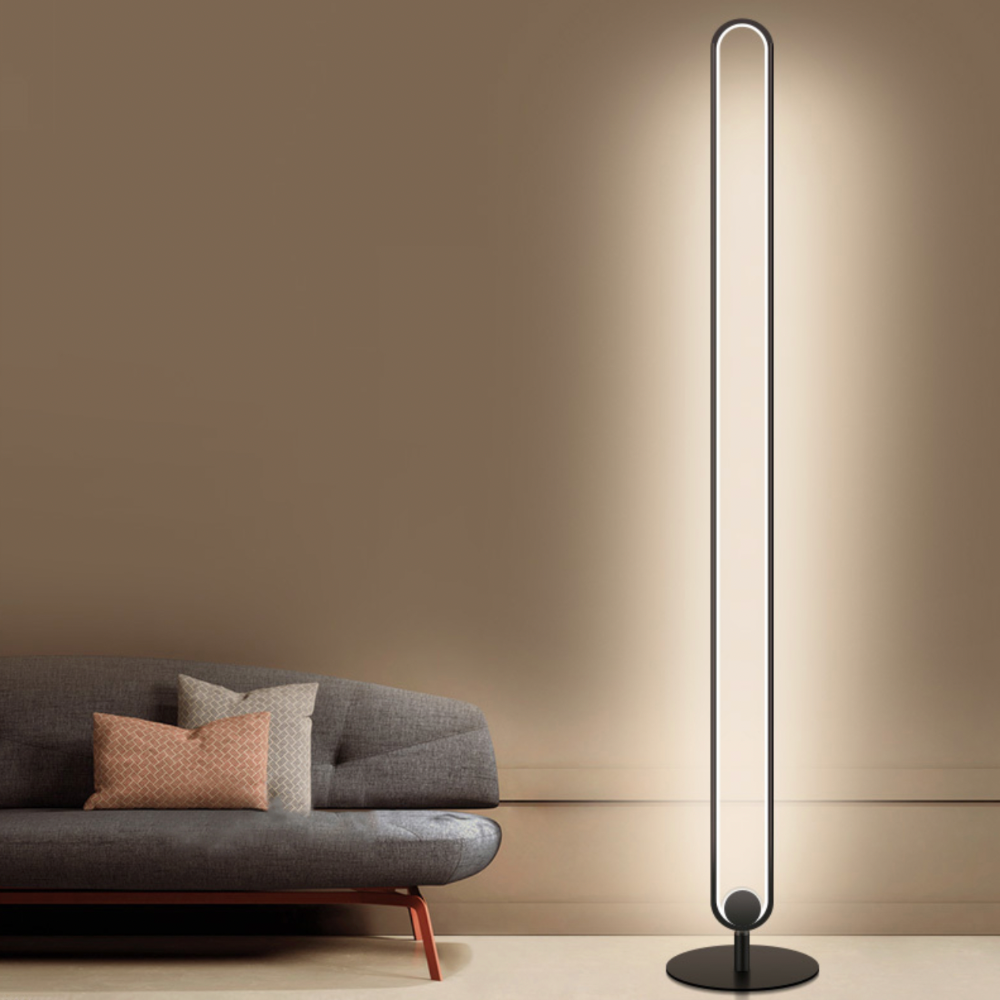 Lampadaire industriel LED minimaliste en métal résistant Hevenly - vue 7 sur 13
