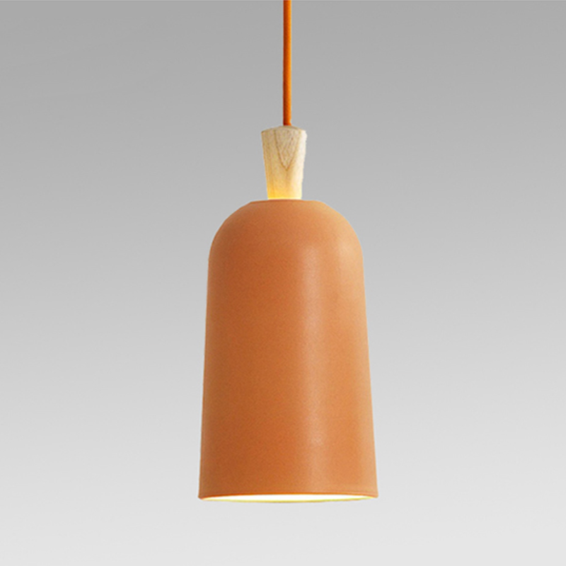 Suspension scandinave avec abat-jour en métal et bois Maloe - vue 7 sur 10