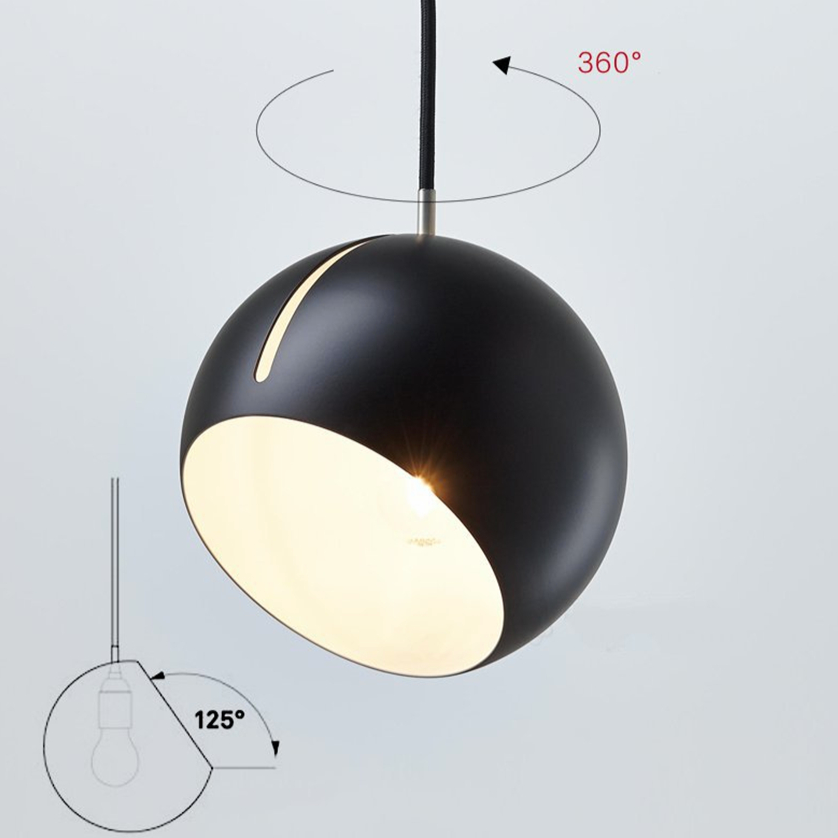 Suspension design à LED en forme de boule dirigeable colorée Hanging - vue 5 sur 9