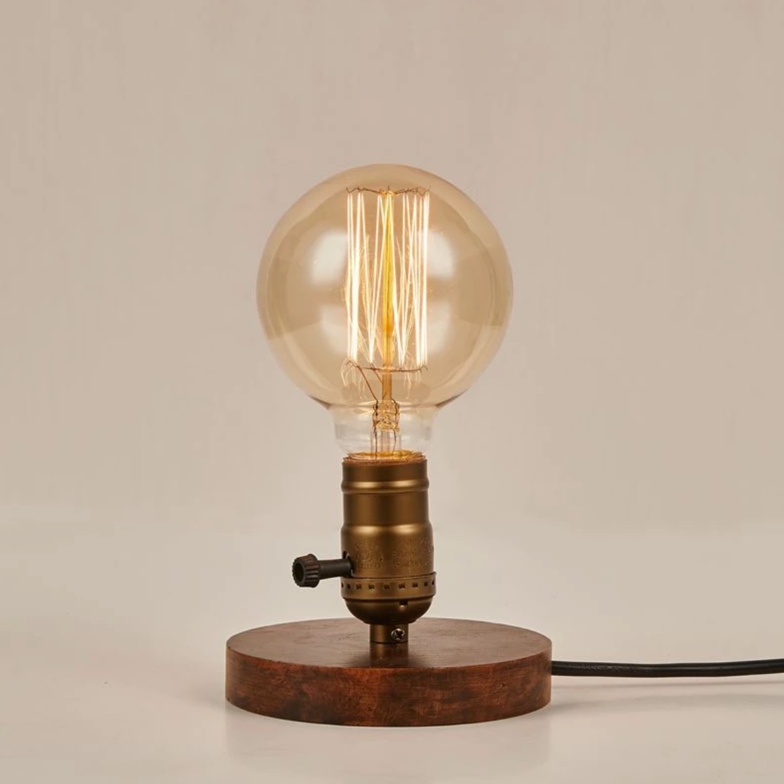 Lampe de chevet Vintage Edison Deco Coffee - vue 3 sur 6