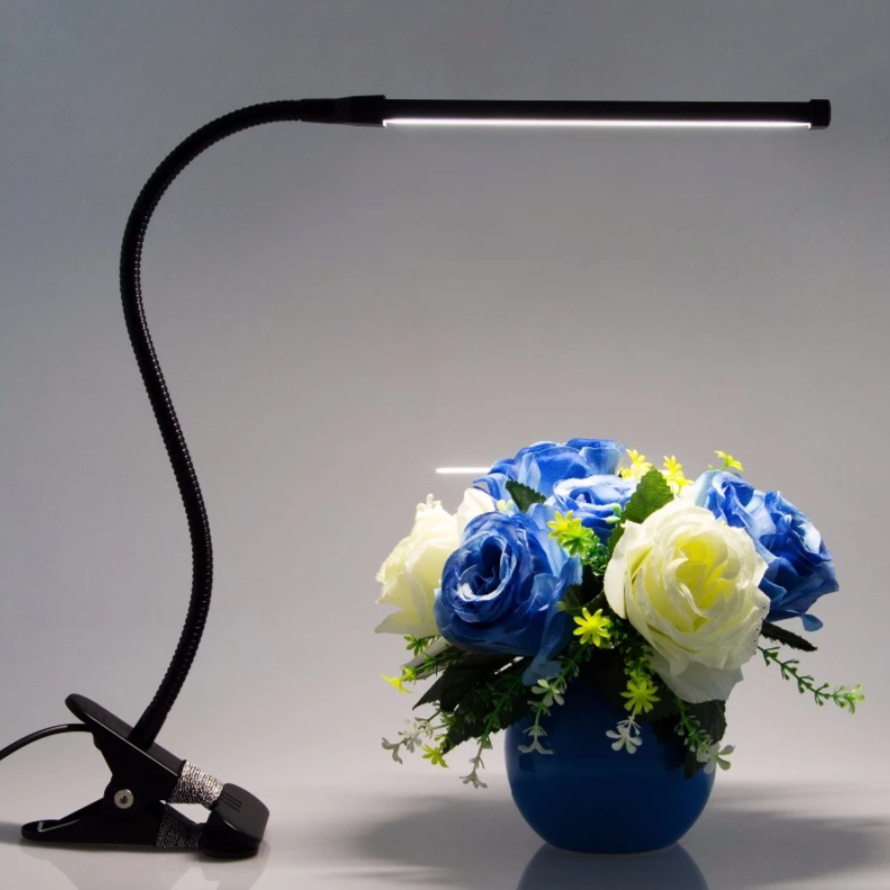 Lampe de bureau à pince en aluminium Modern USB - vue 3 sur 6