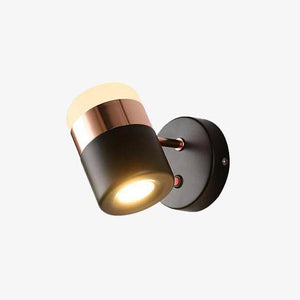 Schwenkbarer LED-Spot Wandleuchte aus Metall