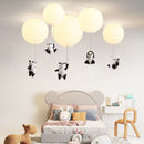 Plafonnier pour enfant LED avec ballon et panda Otto