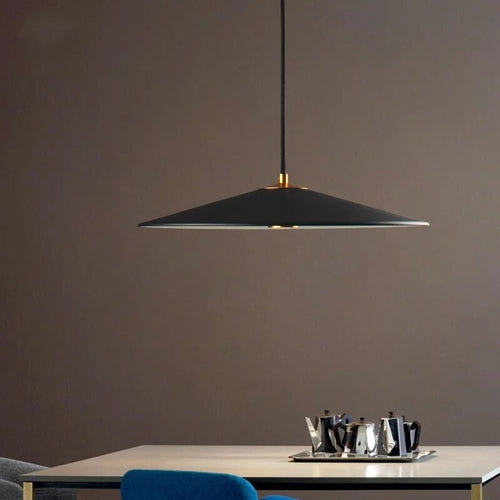 LED-Pendelleuchte flach konisch Vermont - vue 3 sur 8