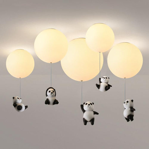 Plafonnier pour enfant LED avec ballon et panda Otto - vue 3 sur 13