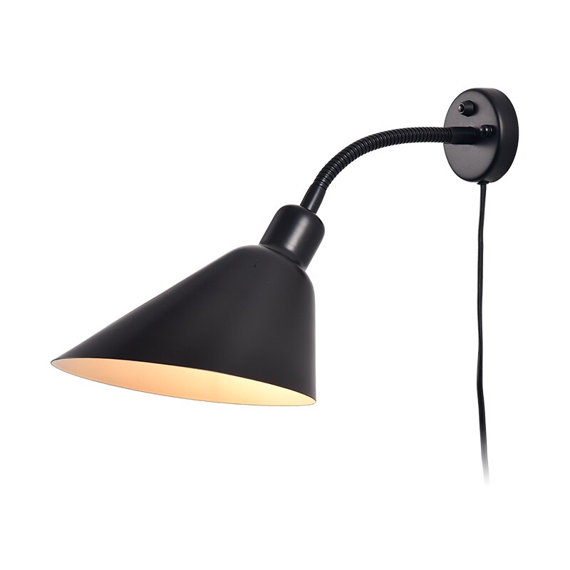 Moderne Wandleuchte mit konischem Lampenschirm Rotob
