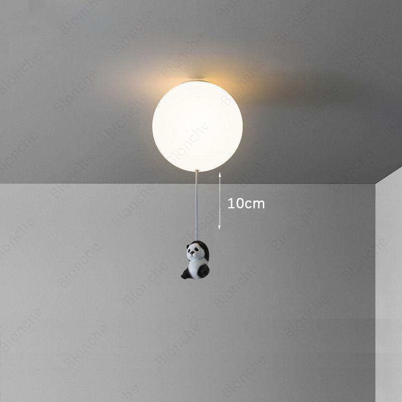 Plafonnier pour enfant LED avec ballon et panda Otto - vue 12 sur 13