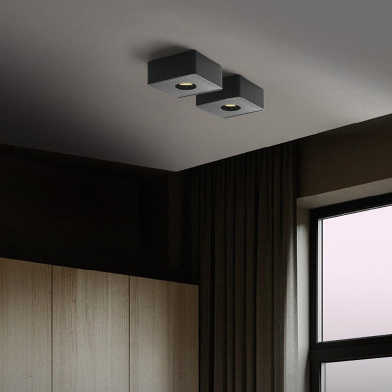 Spot design LED de forme carré Aubenas