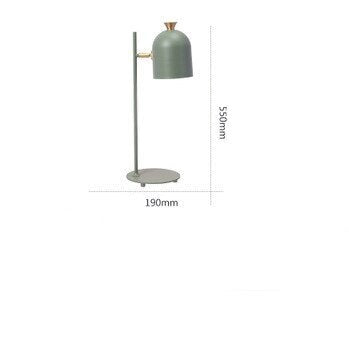 Lampe de bureau moderne en métal coloré Verne