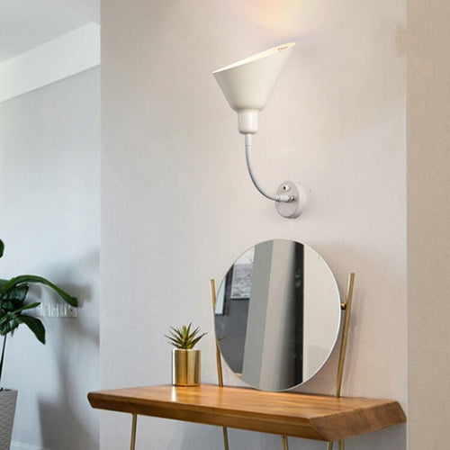 Moderne Wandleuchte mit konischem Lampenschirm Rotob - vue 7 sur 11