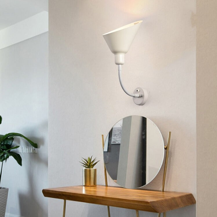 Moderne Wandleuchte mit konischem Lampenschirm Rotob - vue 6 sur 11