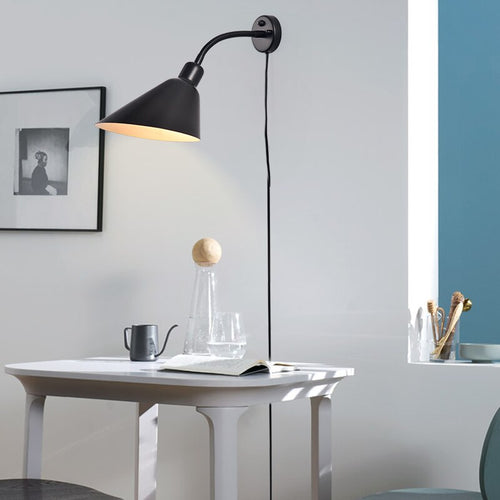 Moderne Wandleuchte mit konischem Lampenschirm Rotob - vue 5 sur 11