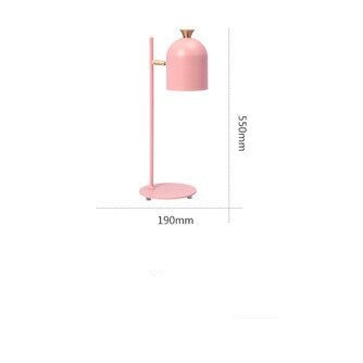 Lampe de bureau moderne en métal coloré Verne
