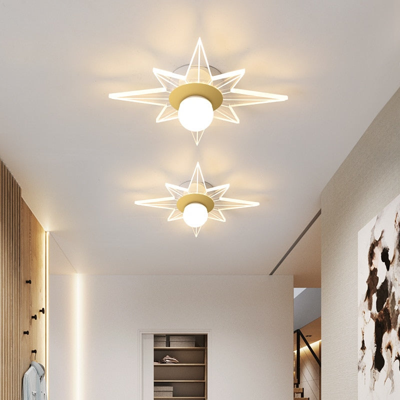 Plafonnier moderne LED en forme d'étoile Majesty - vue 5 sur 6