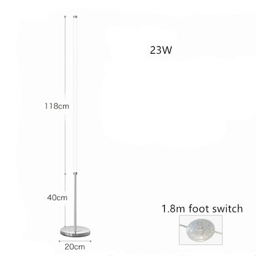 Design-Stehleuchte LED minimalistisch goldfarben Floory - vue 7 sur 6
