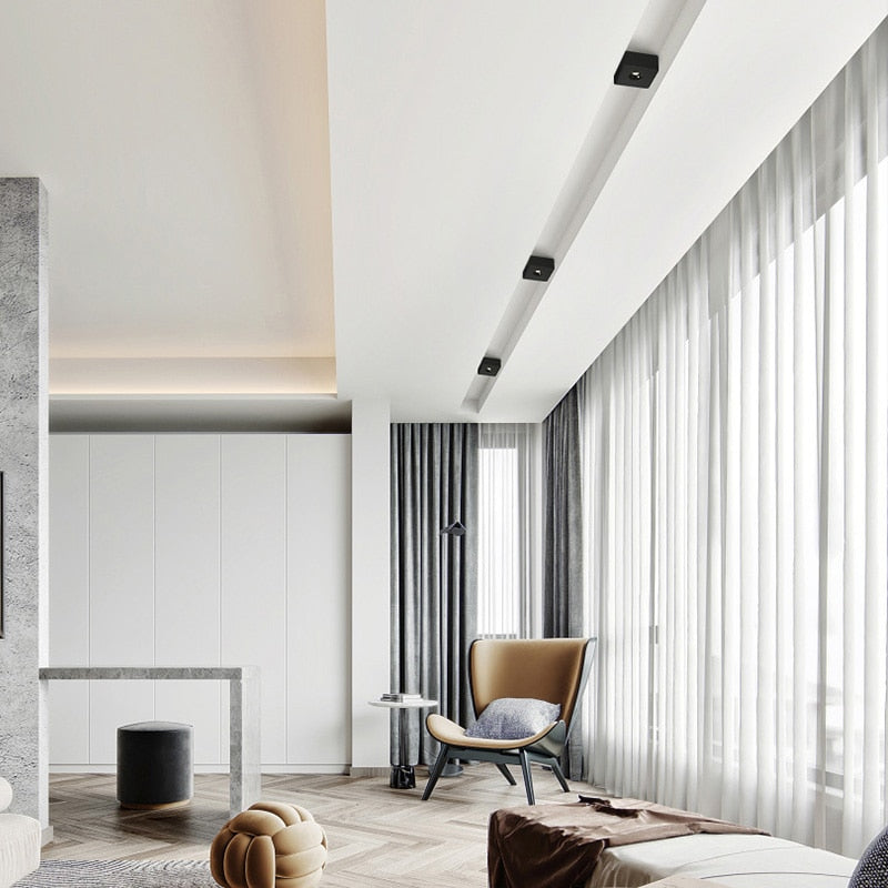 Spot design LED de forme carré Aubenas