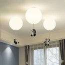 Plafonnier pour enfant LED avec ballon et panda Otto