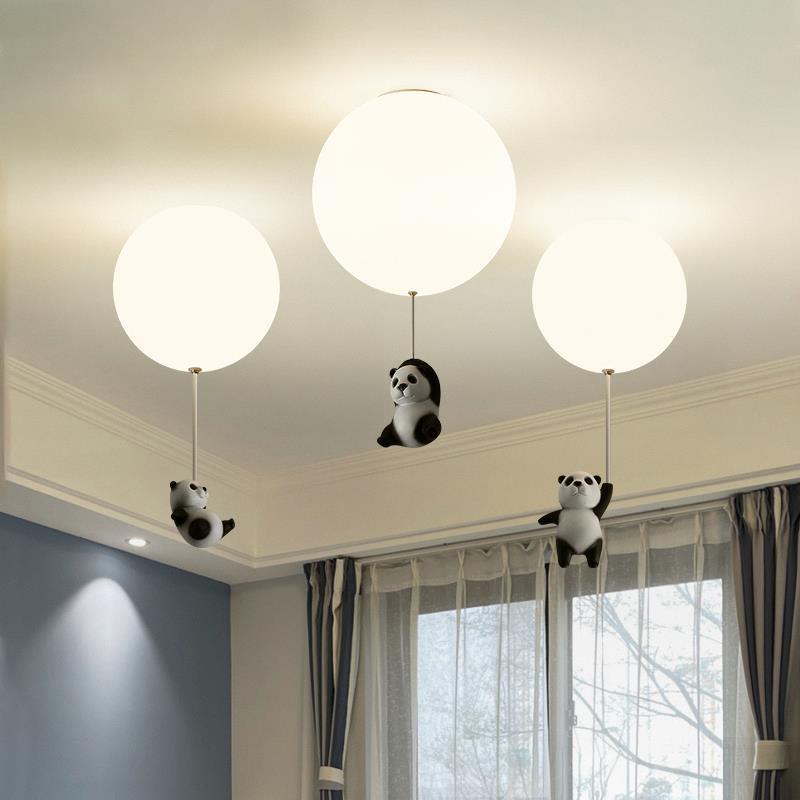 Plafonnier pour enfant LED avec ballon et panda Otto - vue 5 sur 13
