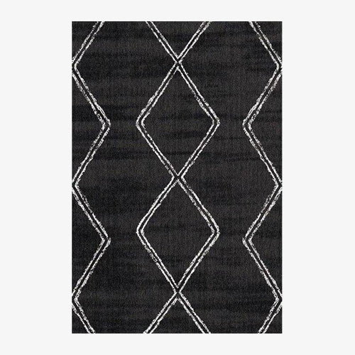 Tapis rectangle aux formes géométriques style Piquio J