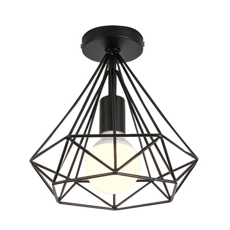 Plafonnier cage à oiseau Scandinave noir - vue 5 sur 5
