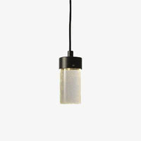 Design-Pendelleuchte Zylinder Glas in verschiedenen Längen
