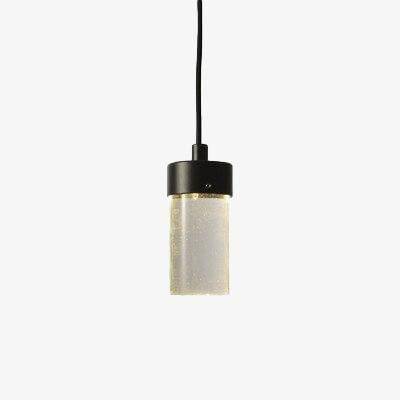Design-Pendelleuchte Zylinder Glas in verschiedenen Längen