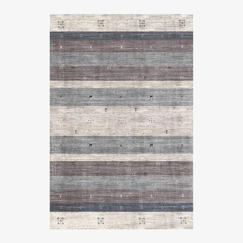 Tapis rectangle aux formes géométriques style Piquio P