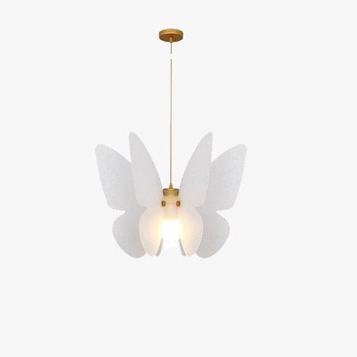 Suspension moderne LED blanche au style Butterfly