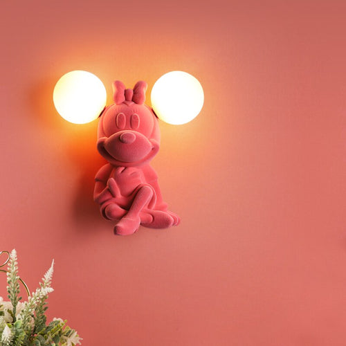 Applique murale moderne LED pour enfant Mickey - vue 3 sur 7