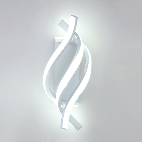 Moderne LED-Wandleuchte aus Aluminium in Spiralform Psalm - vue 10 sur 11