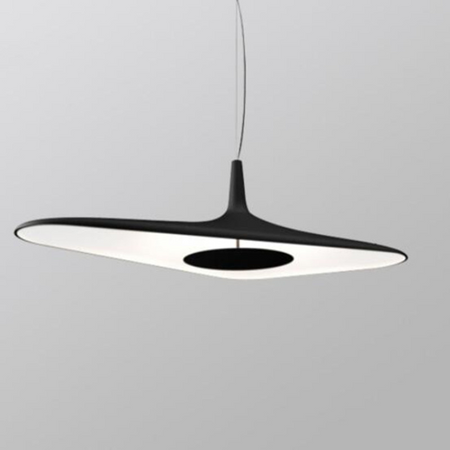 Designorientierte und minimalistische Pendelleuchte mit asymmetrischer Form Poe - vue 10 sur 13