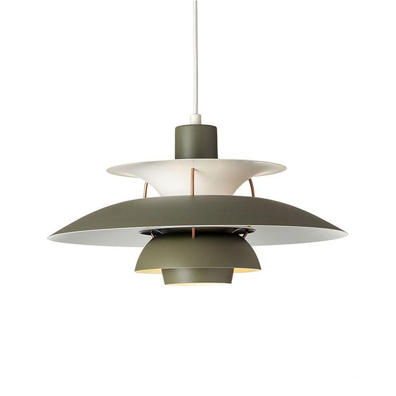 Suspension moderne LED avec multiples abat-jours métalliques Coen - vue 24 sur 28