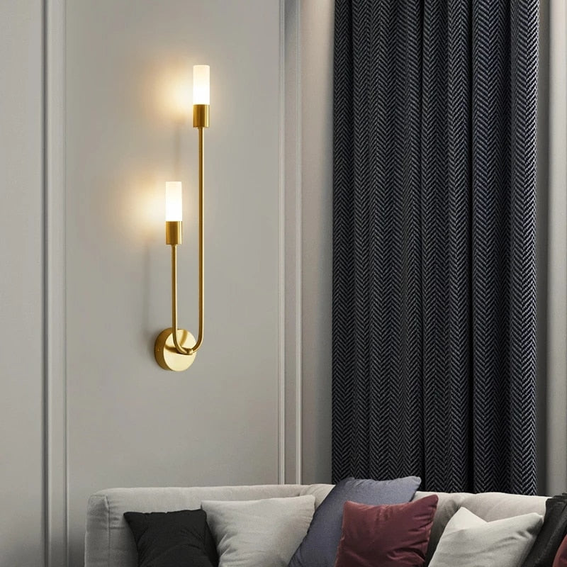 LED-Wandleuchte Sally im minimalistischen U-Design - vue 5 sur 9
