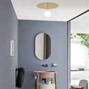 Plafonnier moderne LED base circulaire et perle lumineuse Auggie