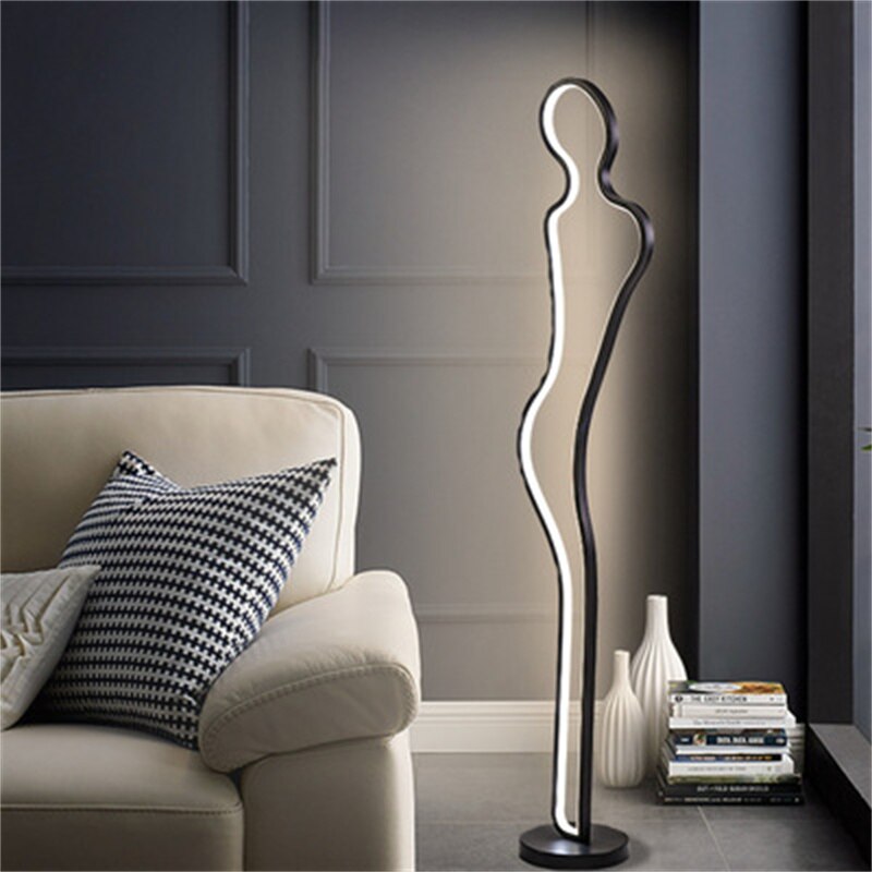 Lampadaire design LED en forme de figure humaine Linus - vue 2 sur 6