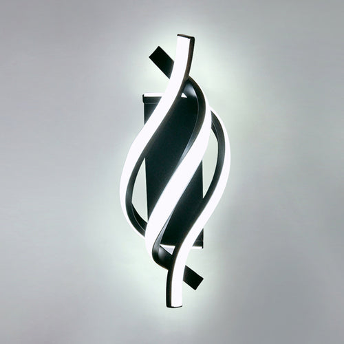 Moderne LED-Wandleuchte aus Aluminium in Spiralform Psalm - vue 11 sur 11