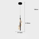 Minimalistische LED-Pendelleuchte Steal mit geschwungenem Licht