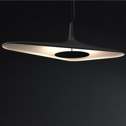 Designorientierte und minimalistische Pendelleuchte mit asymmetrischer Form Poe - vue 7 sur 13