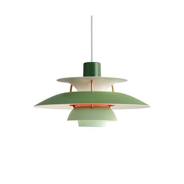 Suspension moderne LED avec multiples abat-jours métalliques Coen - vue 5 sur 28