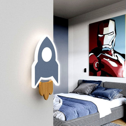 Applique murale LED avec vaisseau spatial pour enfant Bowie - vue 3 sur 7
