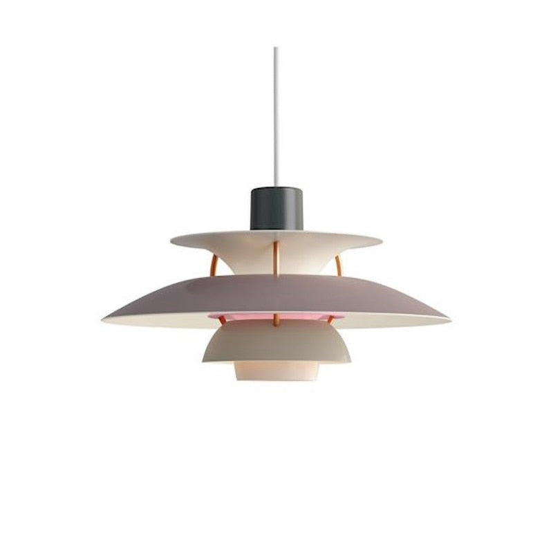 Bunte LED-Pendelleuchte aus Metall Barnaby - vue 19 sur 21