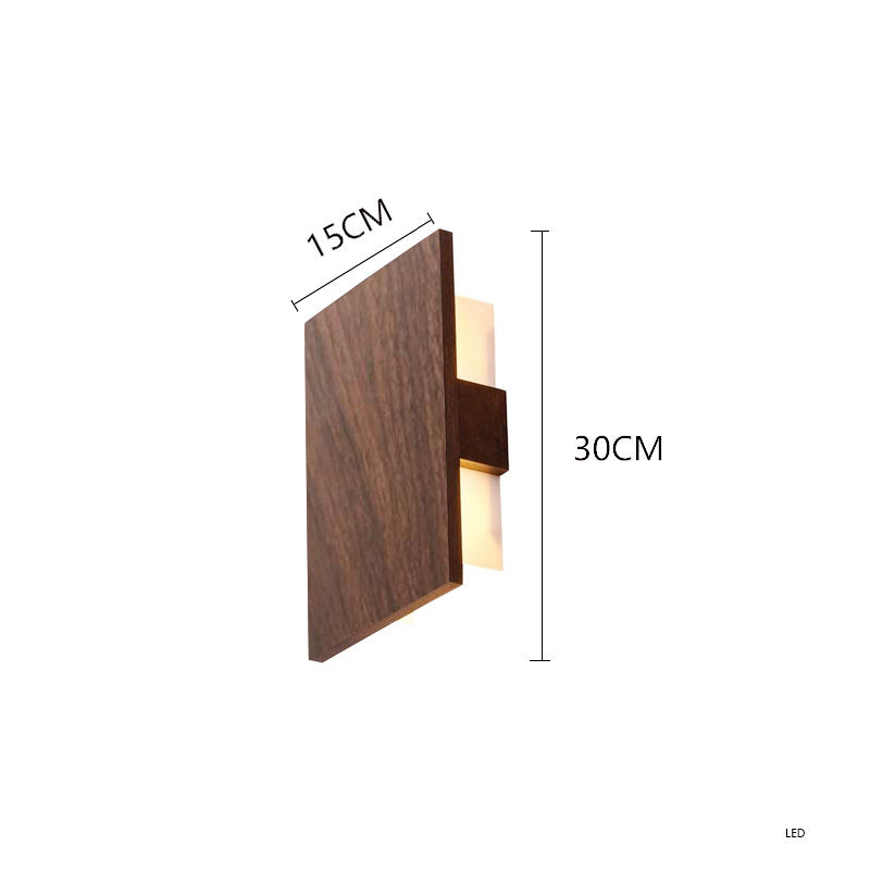 Applique murale scandinave plaque en bois Brantley