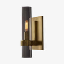 Applique murale design LED avec tube en verre cylindrique Luxery